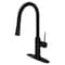 Gourmetier LS2720NYL Single-Handle Pull-Down Kitchen Faucet, Matte Black LS2720NYL - alternate 1